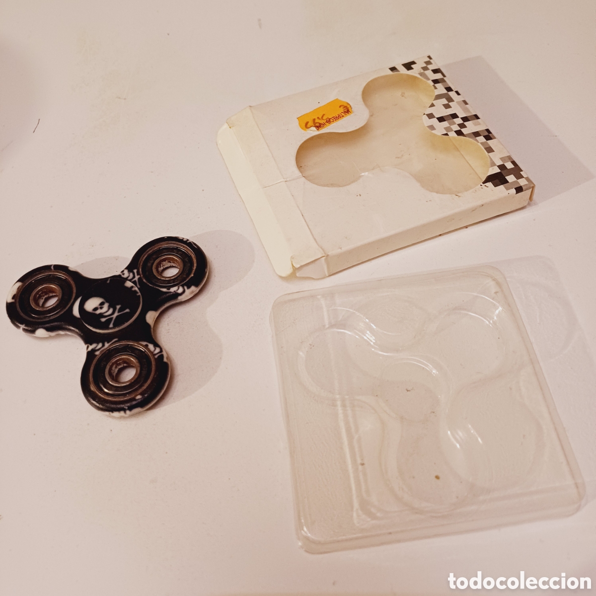 Juegos antiguos: Juego Spinner calavera funcionando completamente ejercicio manos - Foto 5