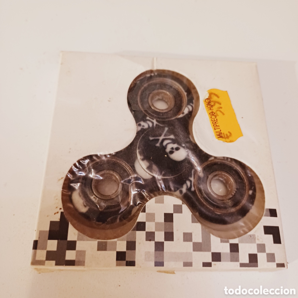 Juegos antiguos: Juego Spinner calavera funcionando completamente ejercicio manos - Foto 1