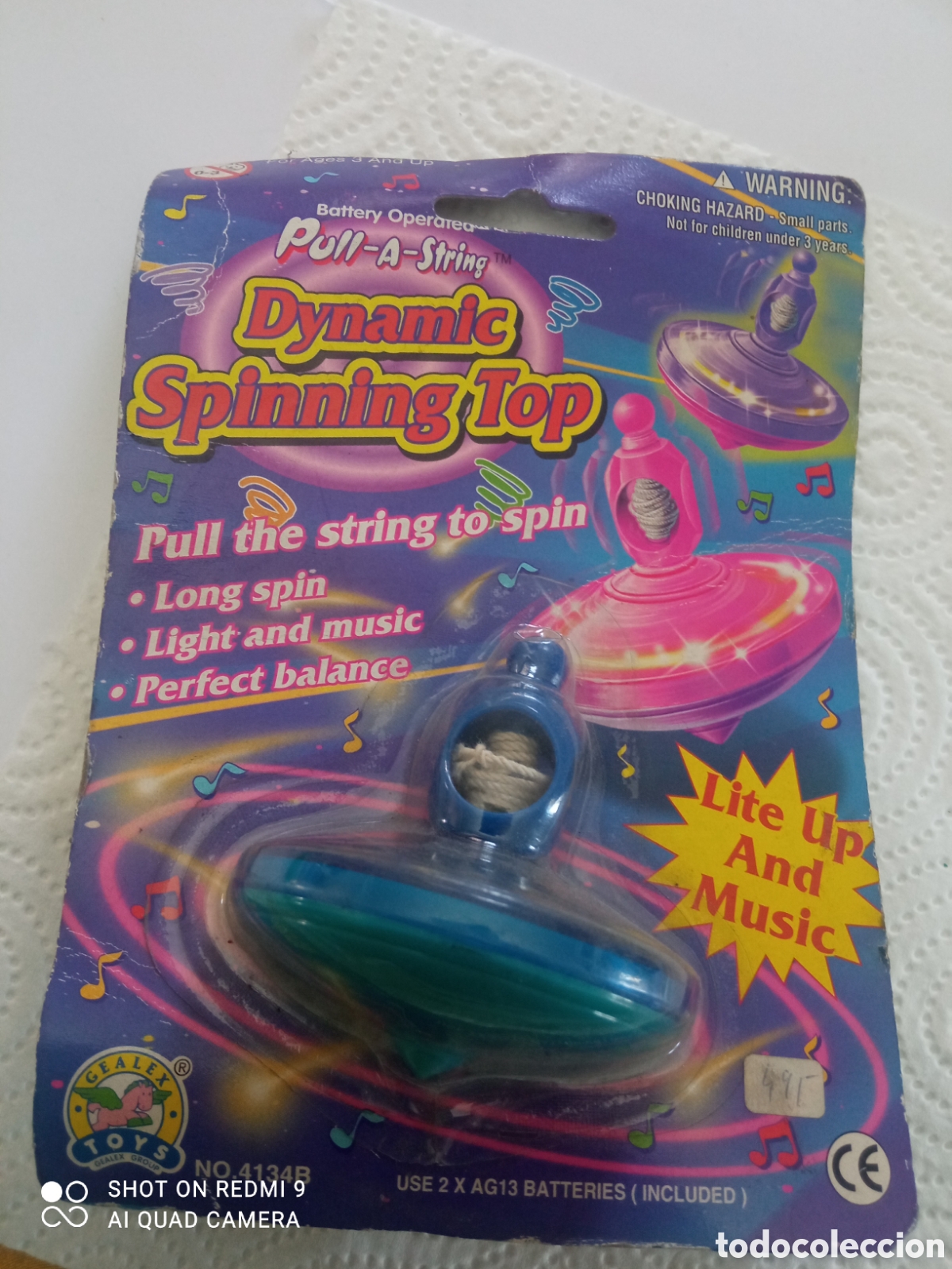 Juegos antiguos: ANTIGUA PEONZA DINAMIC SPINNING TOP SIN ABRIR - Foto 1