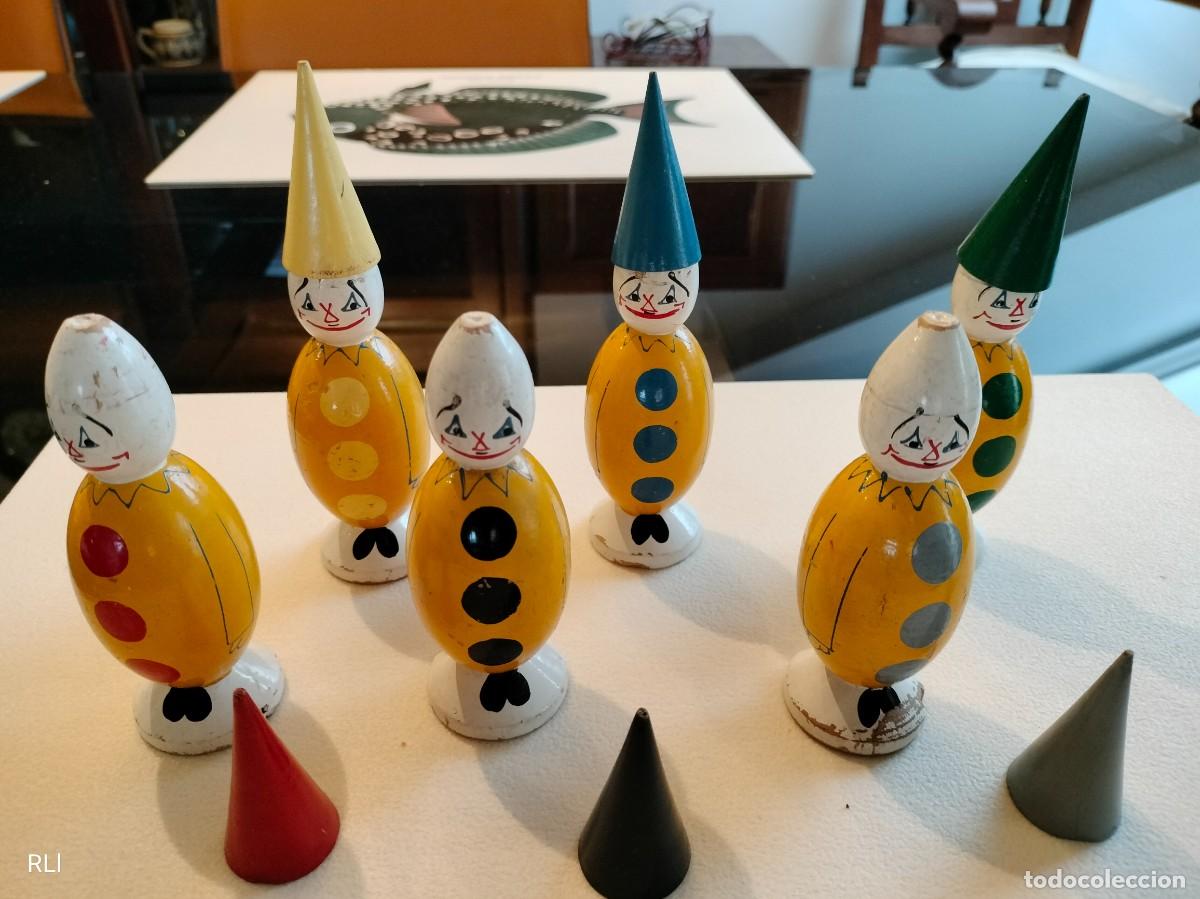 Juegos antiguos: Juego de bolos en madera - Foto 2