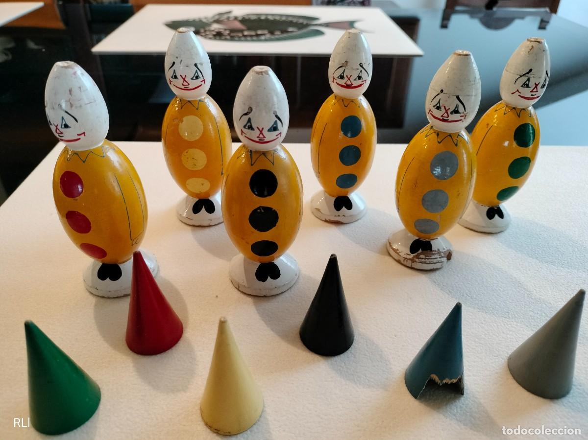 Juegos antiguos: Juego de bolos en madera - Foto 4