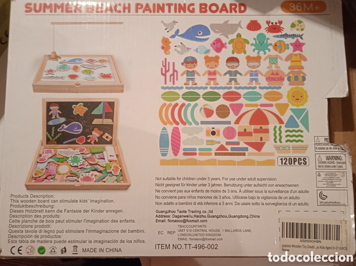 Juegos antiguos: SUMMER BEACH PAINTING BOARD - Foto 2
