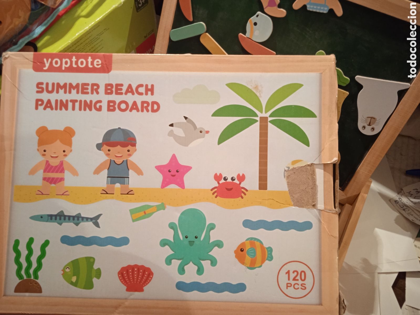 Juegos antiguos: SUMMER BEACH PAINTING BOARD - Foto 1