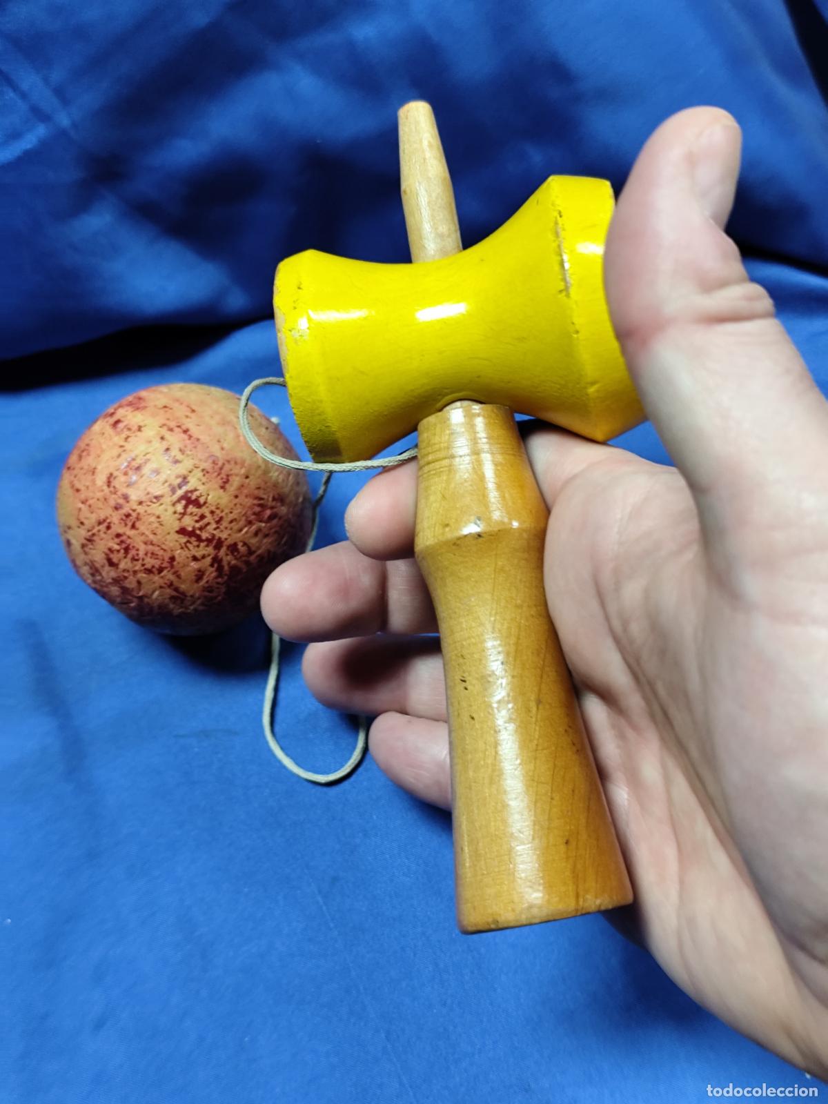 Juegos antiguos: ANTIGUO KENDAMA EN MADERA - Foto 2