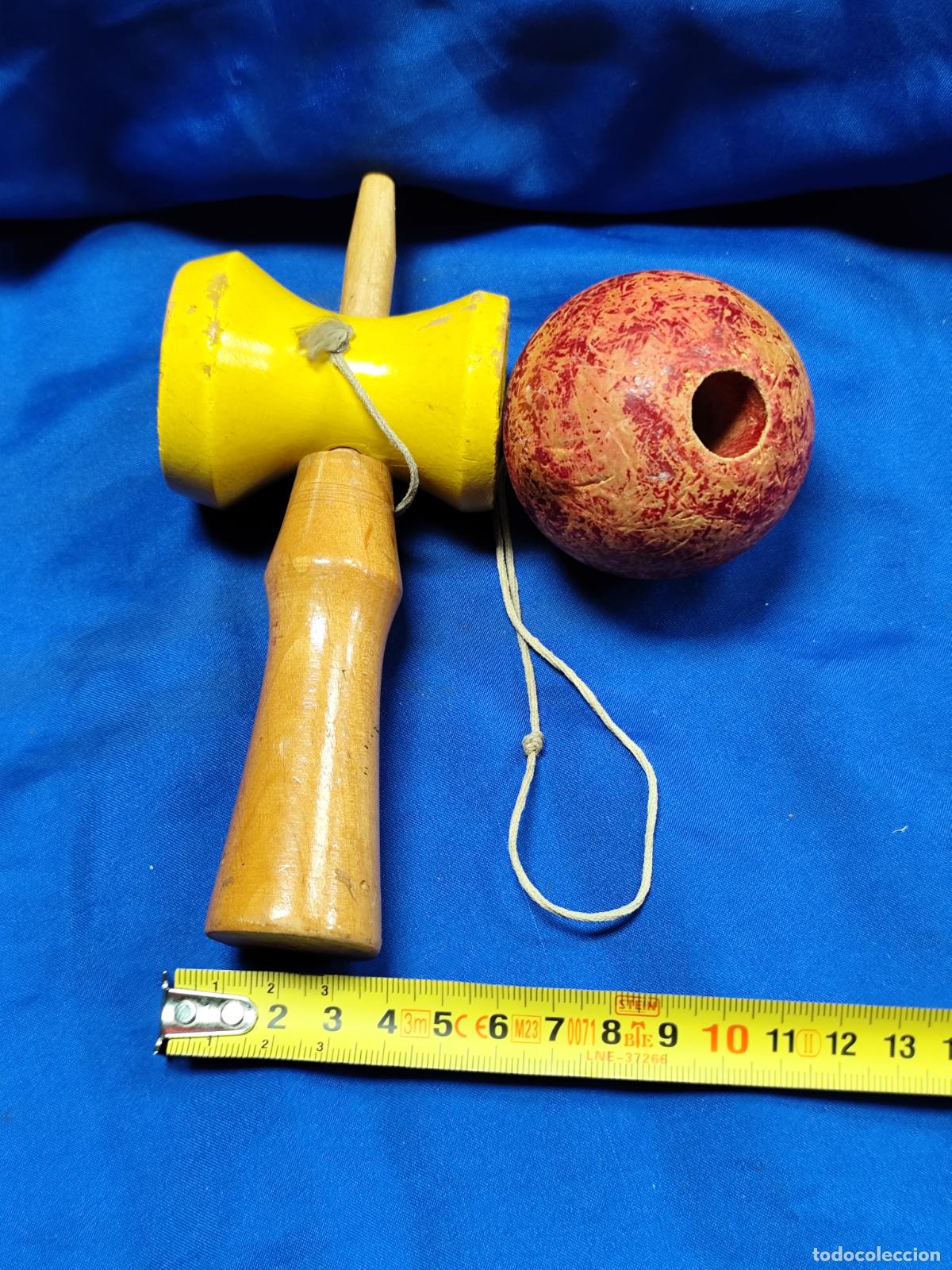 Juegos antiguos: ANTIGUO KENDAMA EN MADERA - Foto 3