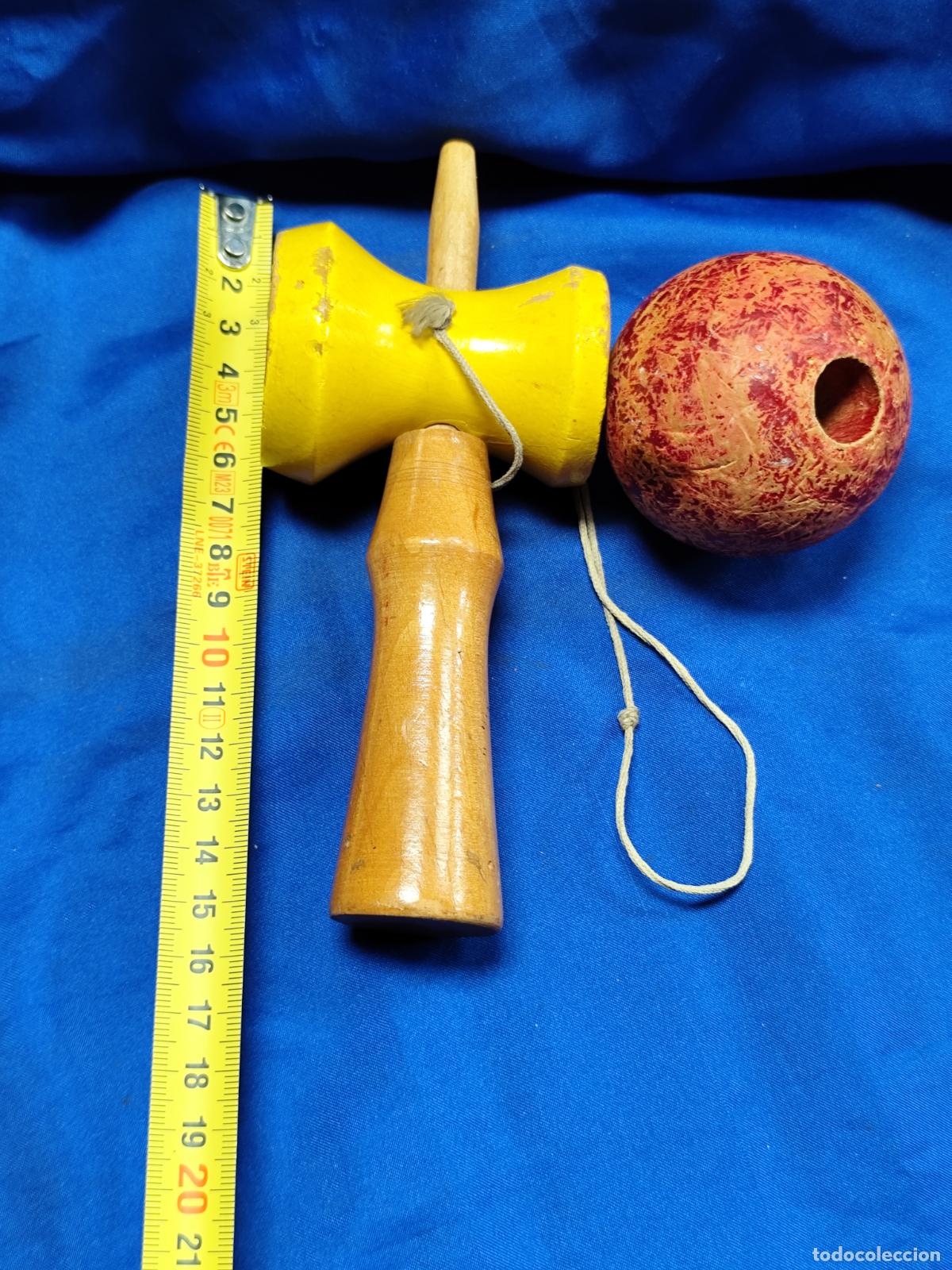 Juegos antiguos: ANTIGUO KENDAMA EN MADERA - Foto 4