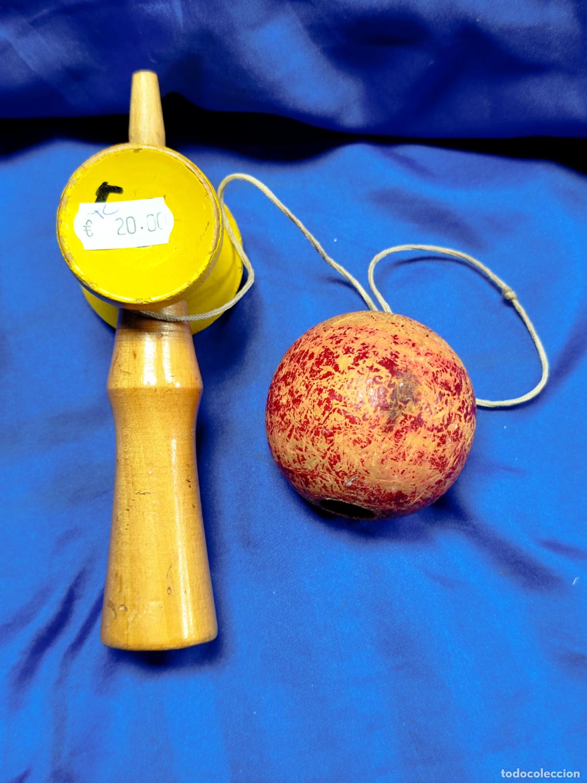 Juegos antiguos: ANTIGUO KENDAMA EN MADERA - Foto 5