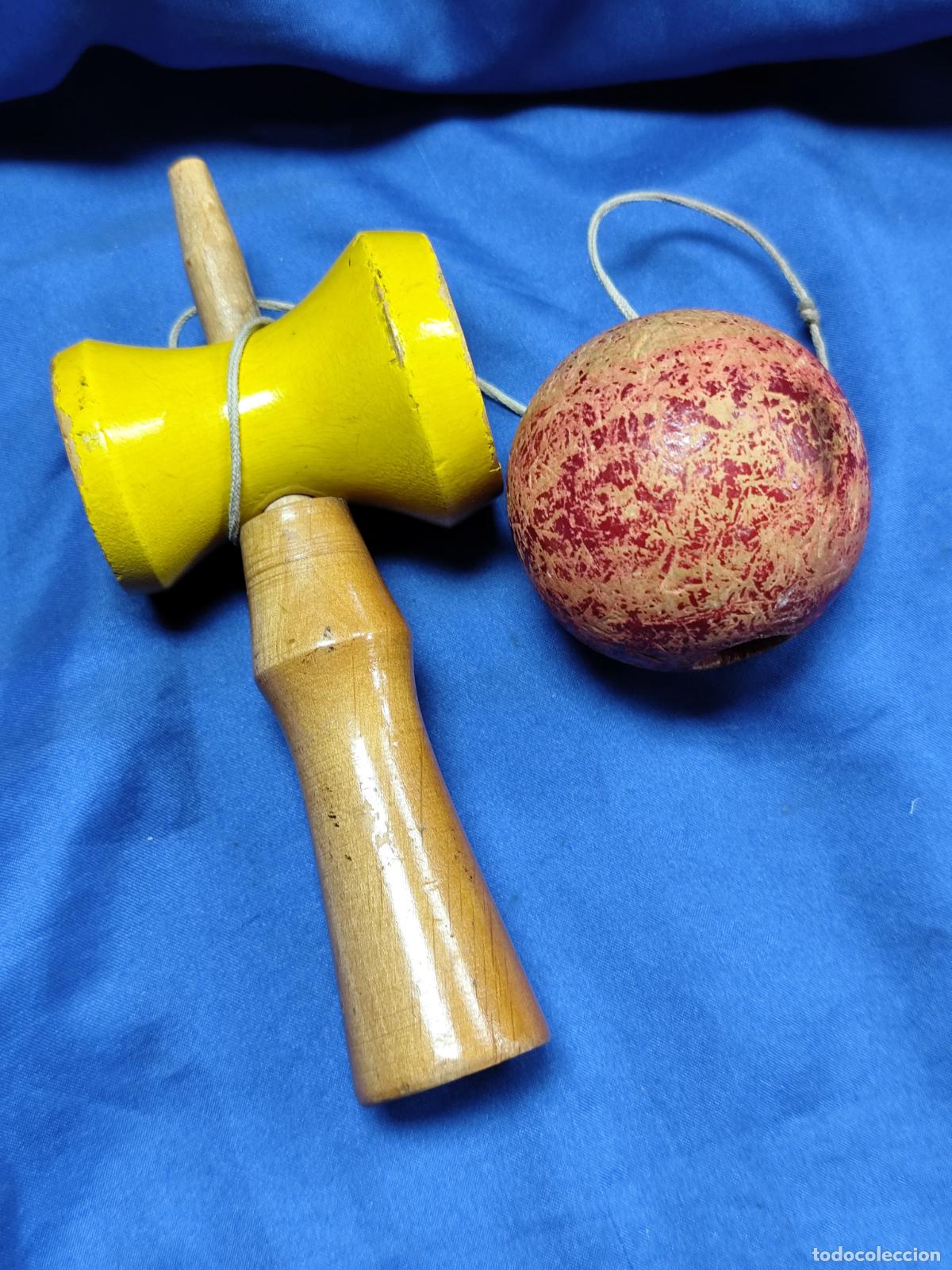Juegos antiguos: ANTIGUO KENDAMA EN MADERA - Foto 1