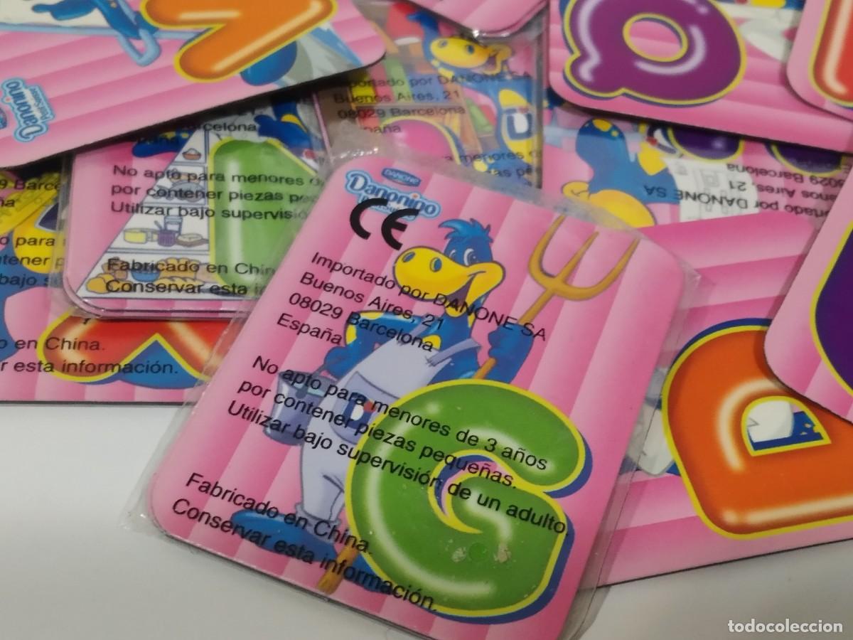 Juegos antiguos: LOTE DE IMANES CON LETRAS DE DANONINO - Foto 4