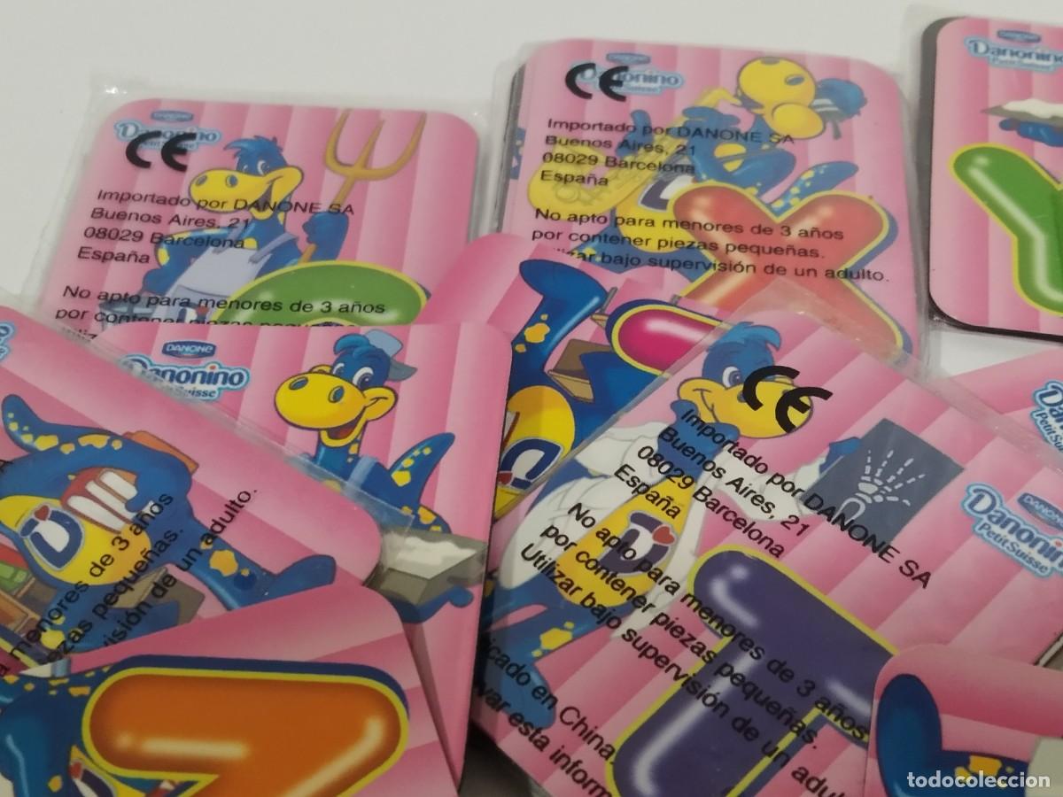 Juegos antiguos: LOTE DE IMANES CON LETRAS DE DANONINO - Foto 5