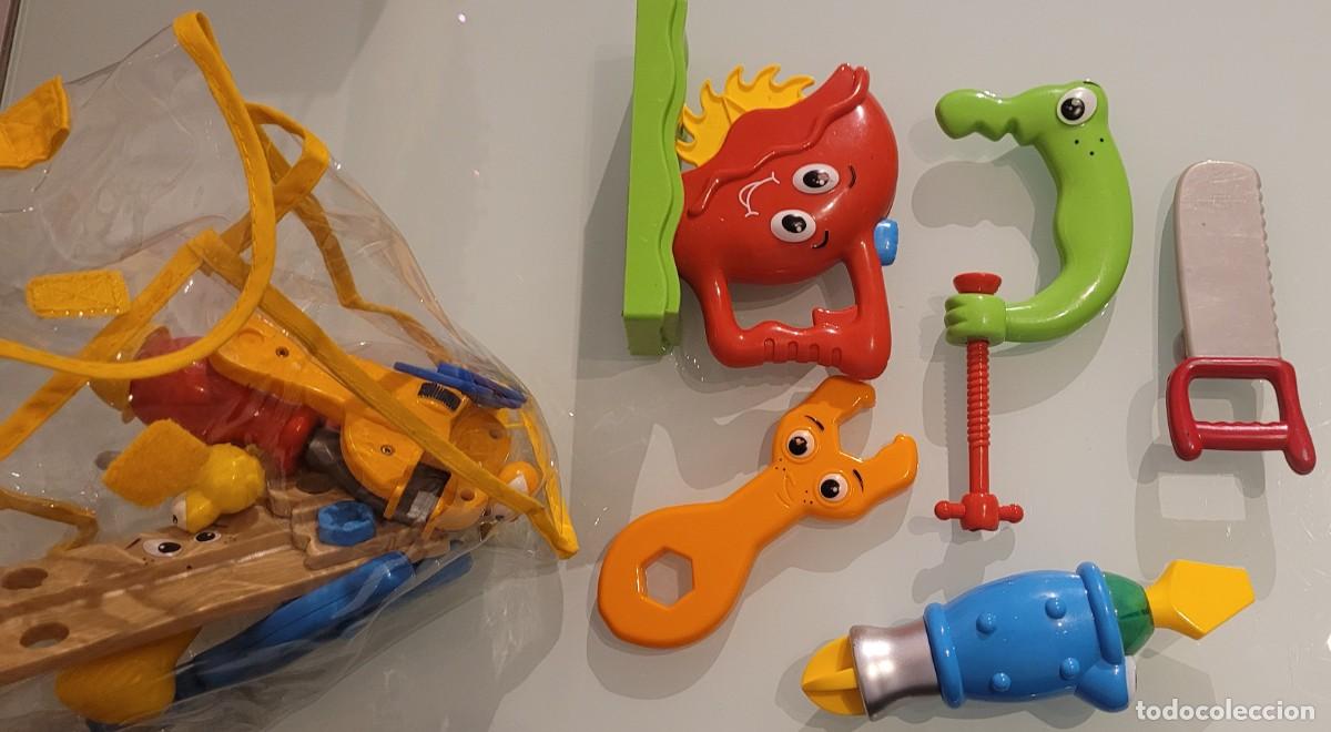 Juegos antiguos: Kit de 15 herramientas de juguete animadas como nuevo - Foto 2