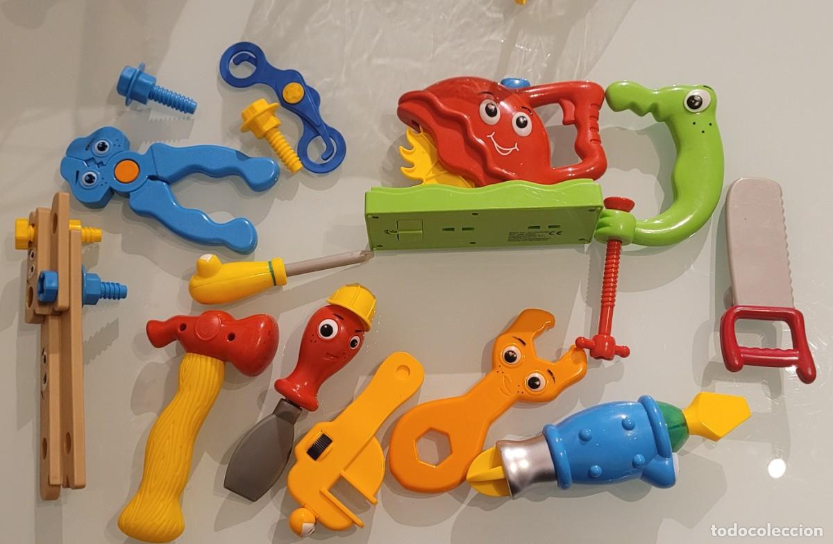 Juegos antiguos: Kit de 15 herramientas de juguete animadas como nuevo - Foto 3