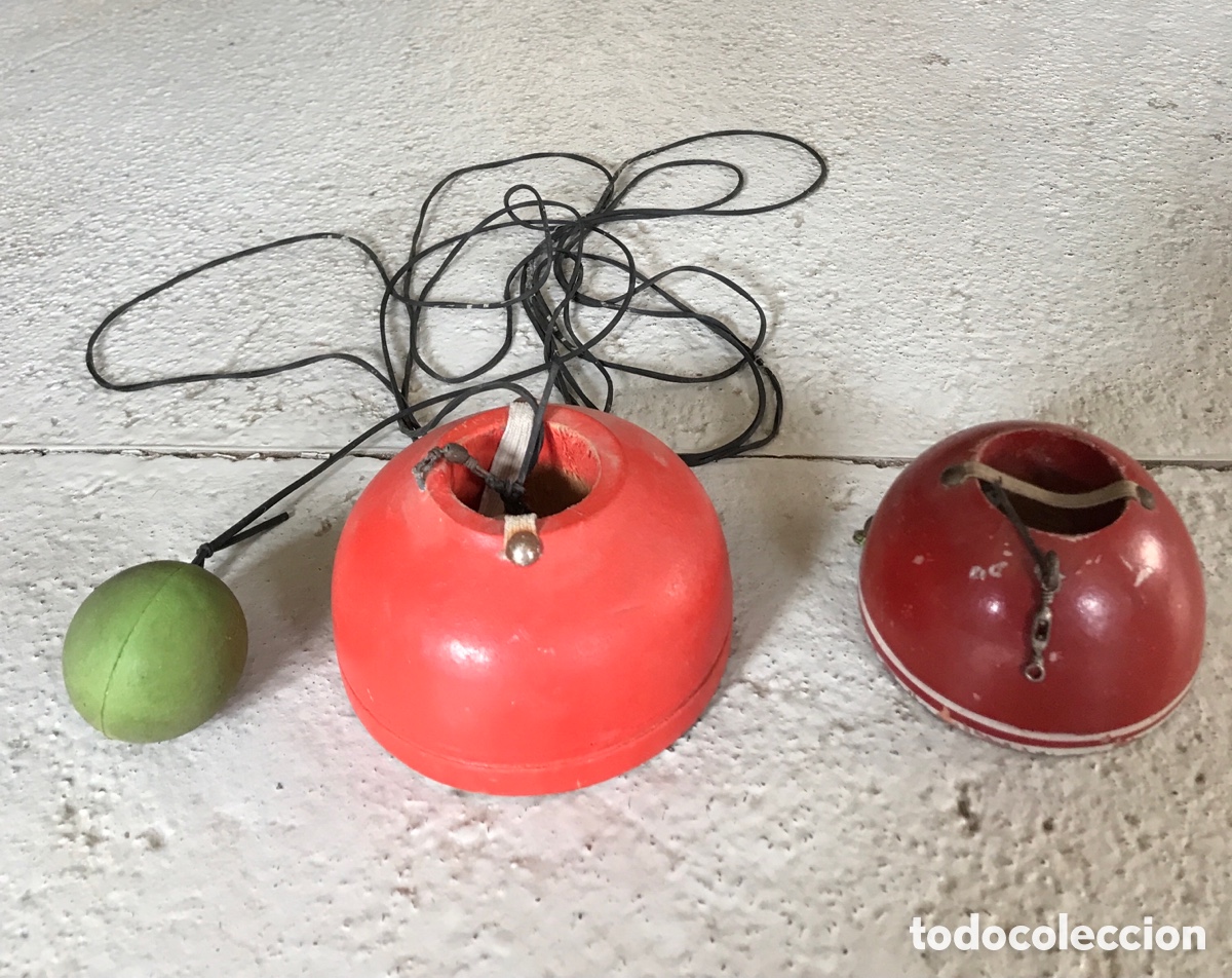 Juegos antiguos: Juego de la pelota, encestar. - Foto 3