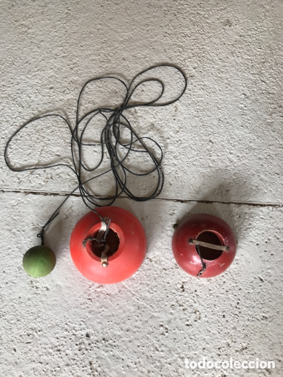 Juegos antiguos: Juego de la pelota, encestar. - Foto 4