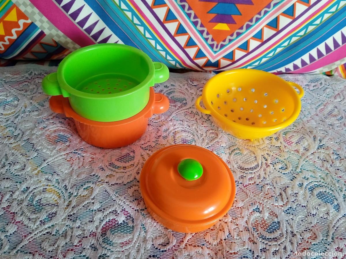 Juegos antiguos: CACHARRITOS COCINA DE PLASTICO-A&Ntilde;OS 90 - Foto 3