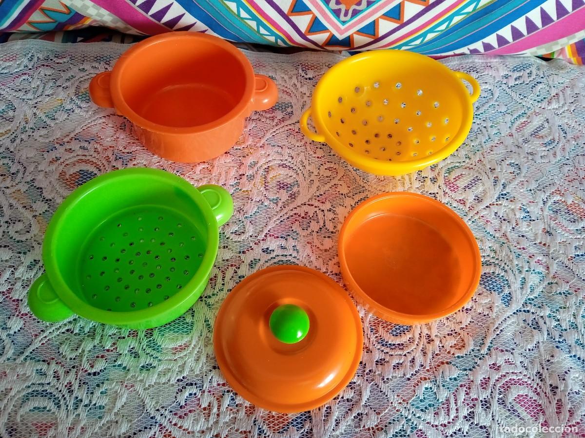 Juegos antiguos: CACHARRITOS COCINA DE PLASTICO-A&Ntilde;OS 90 - Foto 4