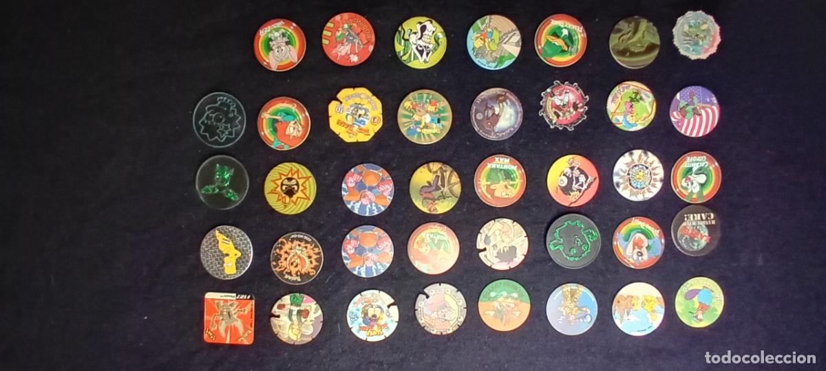 Juegos antiguos: LOTE DE TREINTA Y NUEVE TAZOS - Foto 5