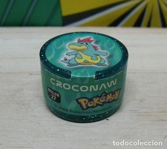 Juegos antiguos: Roller 27 Croconaw - Power Rollers Pok&eacute;mon - Nintendo - Magic Box INT - Foto 1