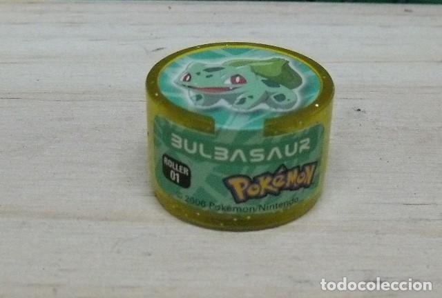 Juegos antiguos: Roller 01 Bulbasaur - Power Rollers Pok&eacute;mon - Nintendo - Magic Box INT - Foto 1