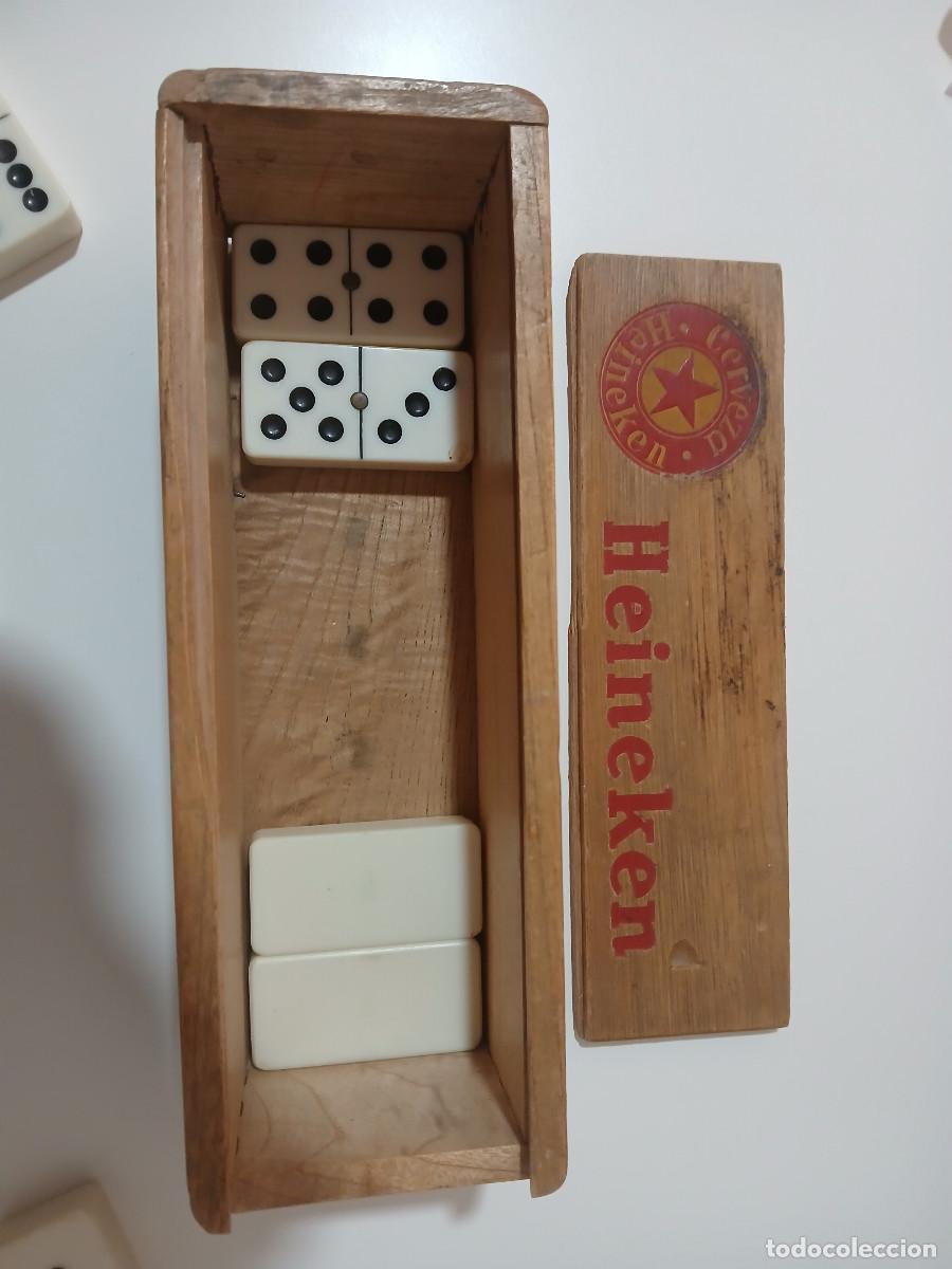 Juegos antiguos: DOMIN&Oacute; HEINEKEN VINTAGE - Foto 5