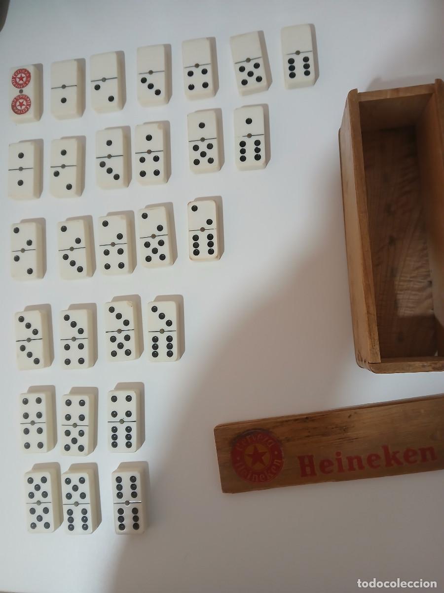 Juegos antiguos: DOMIN&Oacute; HEINEKEN VINTAGE - Foto 8