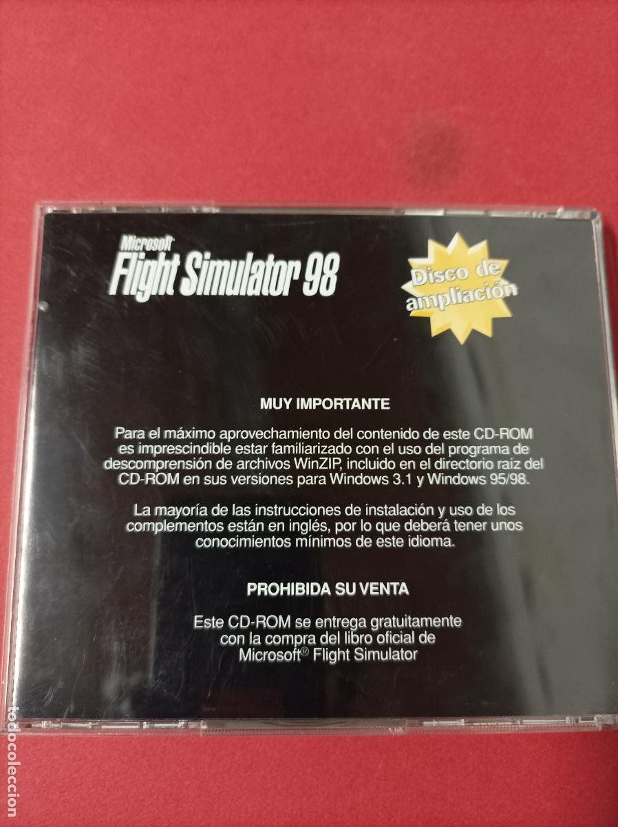 Juegos antiguos: MICROSOFT WINDOWS 95 FIGHT SIMULATOR 98 - Foto 3