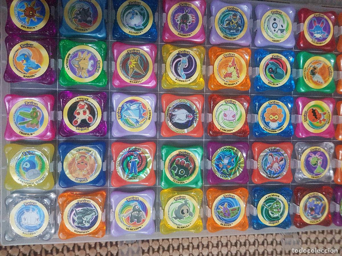 Juegos antiguos: 66 TAZOS DE POKEMON A&Ntilde;O 2003 - Foto 2