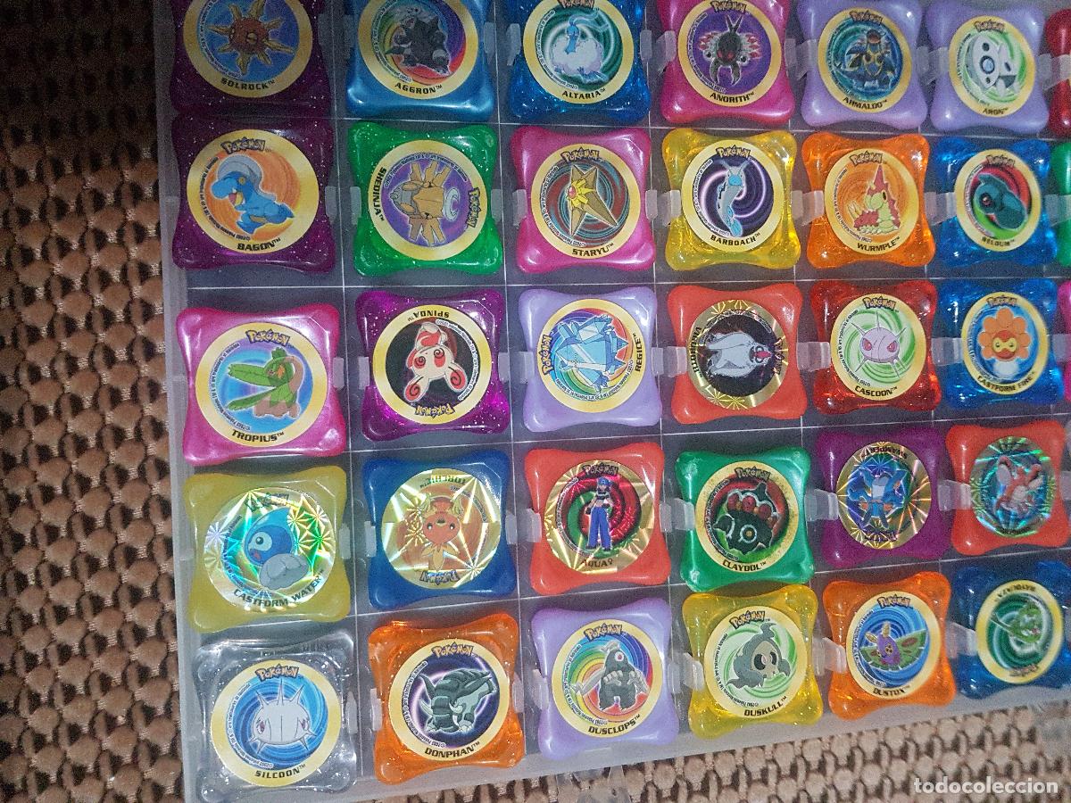 Juegos antiguos: 66 TAZOS DE POKEMON A&Ntilde;O 2003 - Foto 3