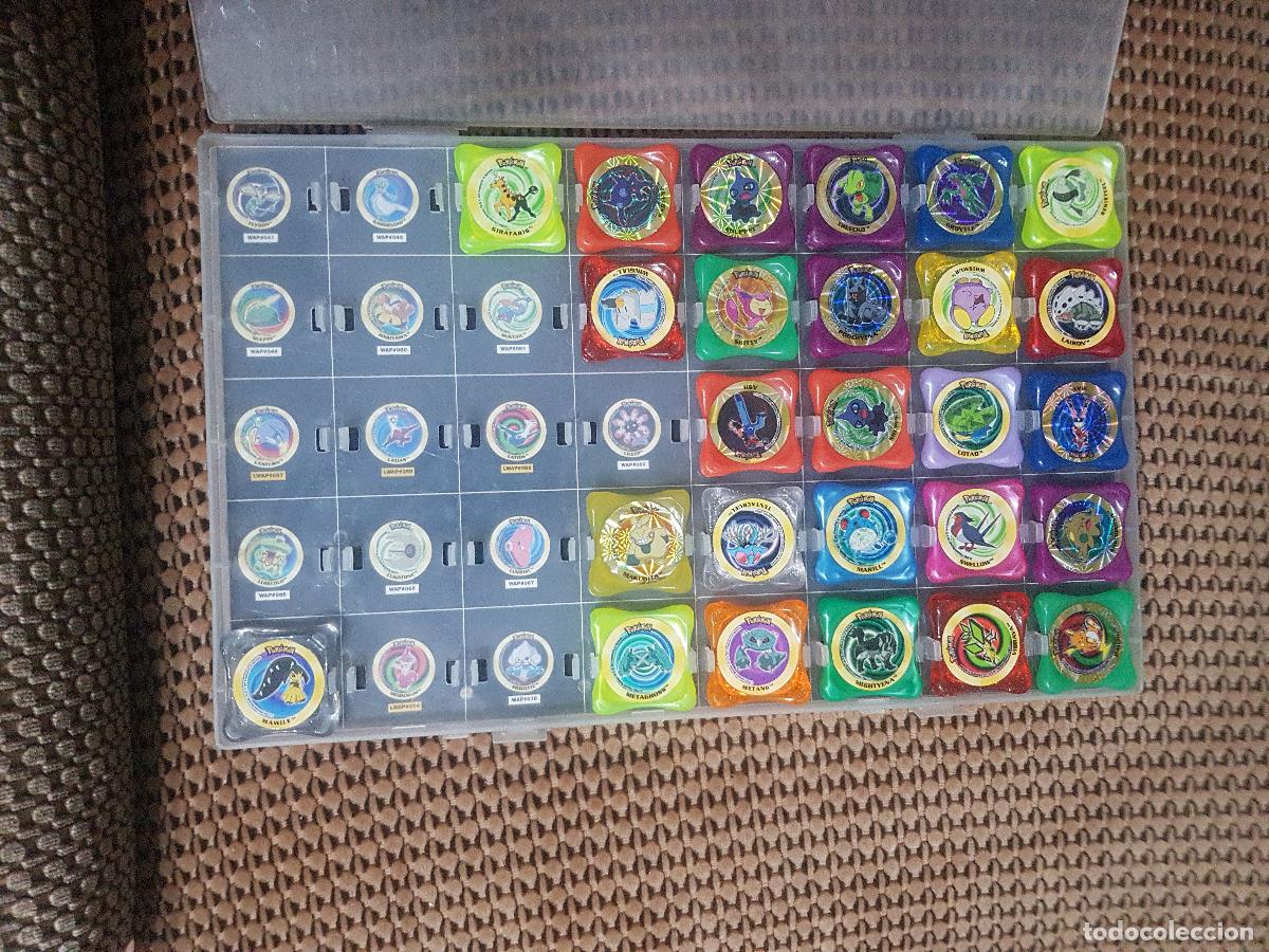 Juegos antiguos: 66 TAZOS DE POKEMON A&Ntilde;O 2003 - Foto 4