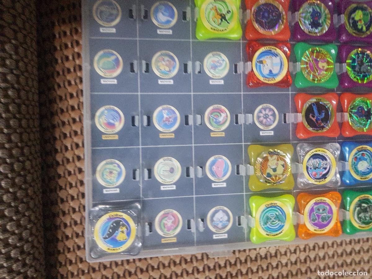 Juegos antiguos: 66 TAZOS DE POKEMON A&Ntilde;O 2003 - Foto 6