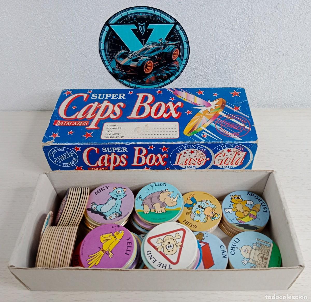 Antike Spiele: Super Caps Box Batacazos 147 Tazos