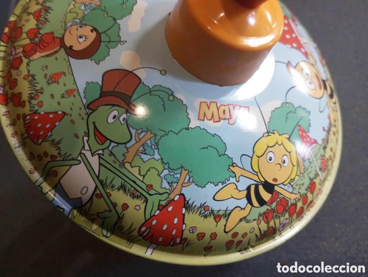 Juegos antiguos: PEONZA HOJALATA LA ABEJA MAYA - Foto 3
