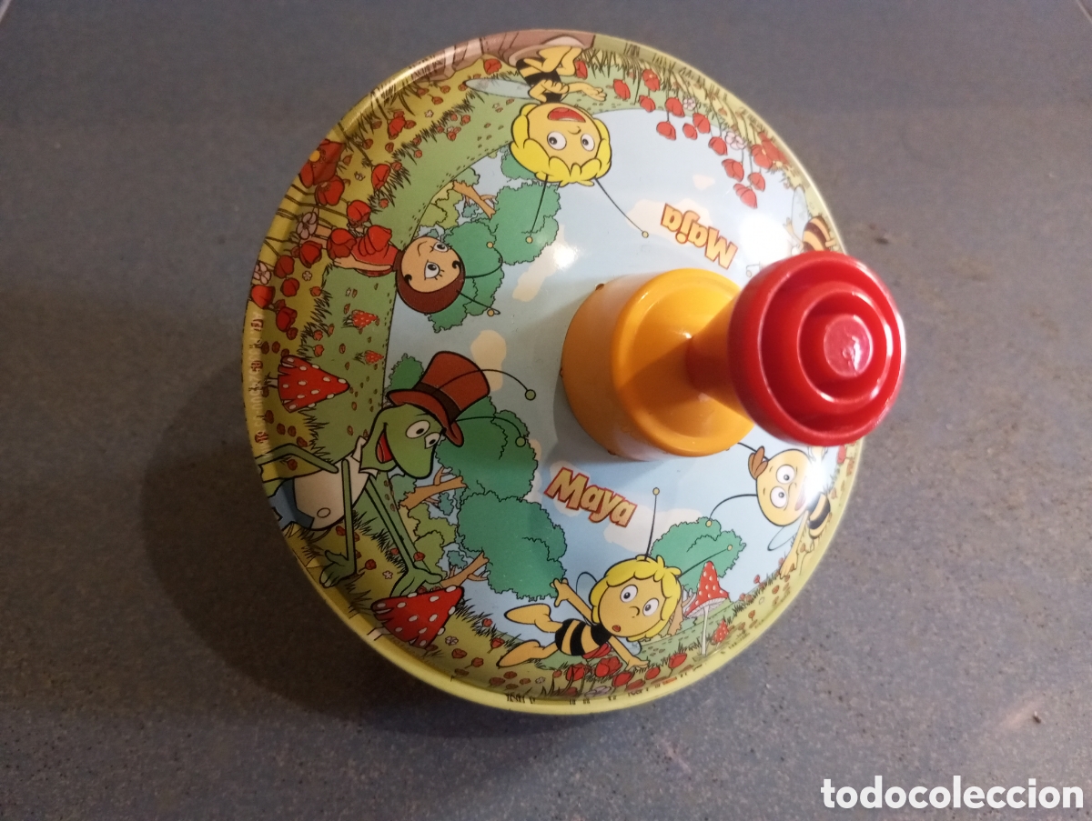 Juegos antiguos: PEONZA HOJALATA LA ABEJA MAYA - Foto 1