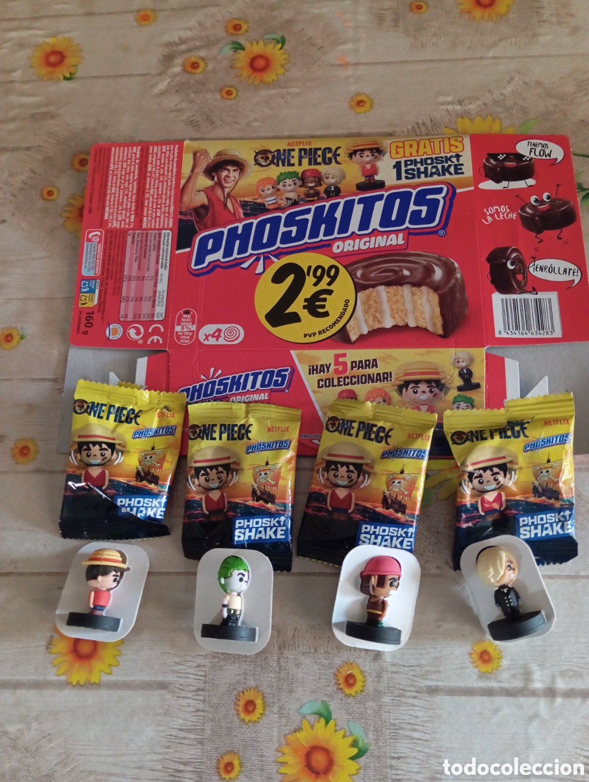 Juegos antiguos: PHOSKITOS DE LA SERIE ONE PIECE - Foto 1