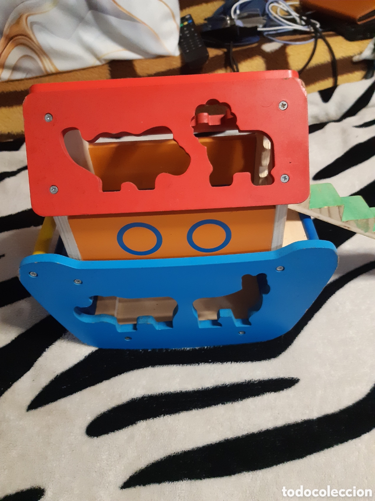 Juegos antiguos: Juguete de madera en buen estado - Foto 1