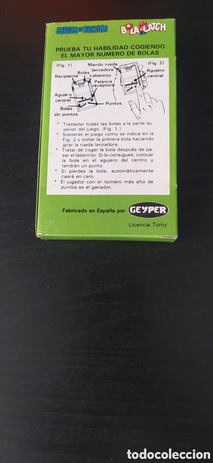 Juegos antiguos: JUEGOS DE BOLSILLO GEYPER BOLA CACTH - Foto 2