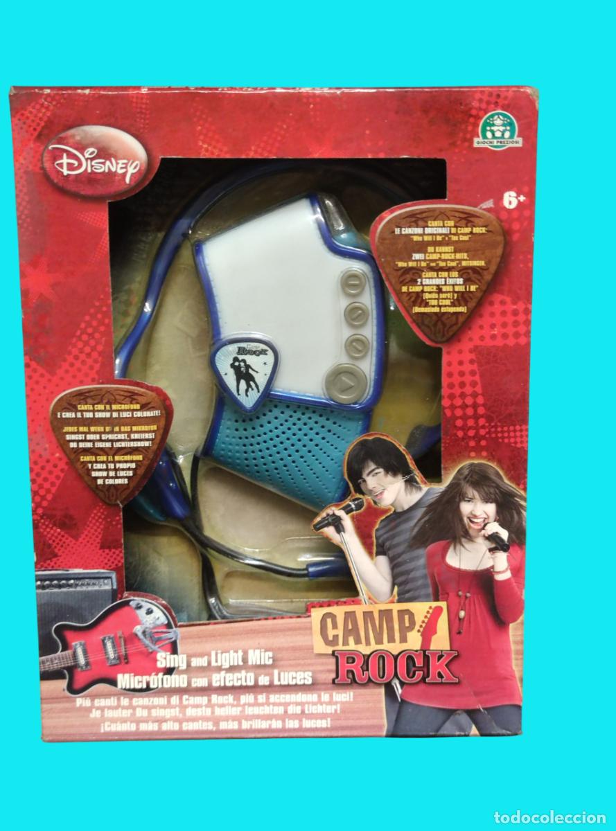 Juegos antiguos: Micr&oacute;fono con efecto luces de camp rock de Giochi - Foto 1
