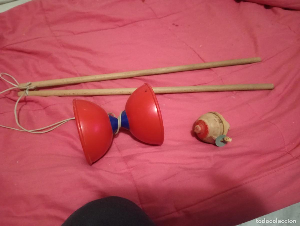 Juegos antiguos: ANTIGUO YO-YO Y PEONZA - Foto 1
