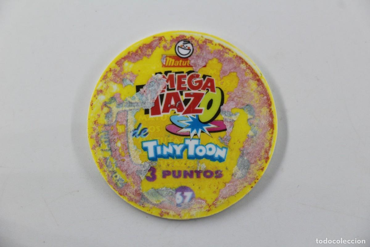 Juegos antiguos: TAZOS MATUTANO MEGA TAZO TINY TOON 67 ERROR - Foto 2