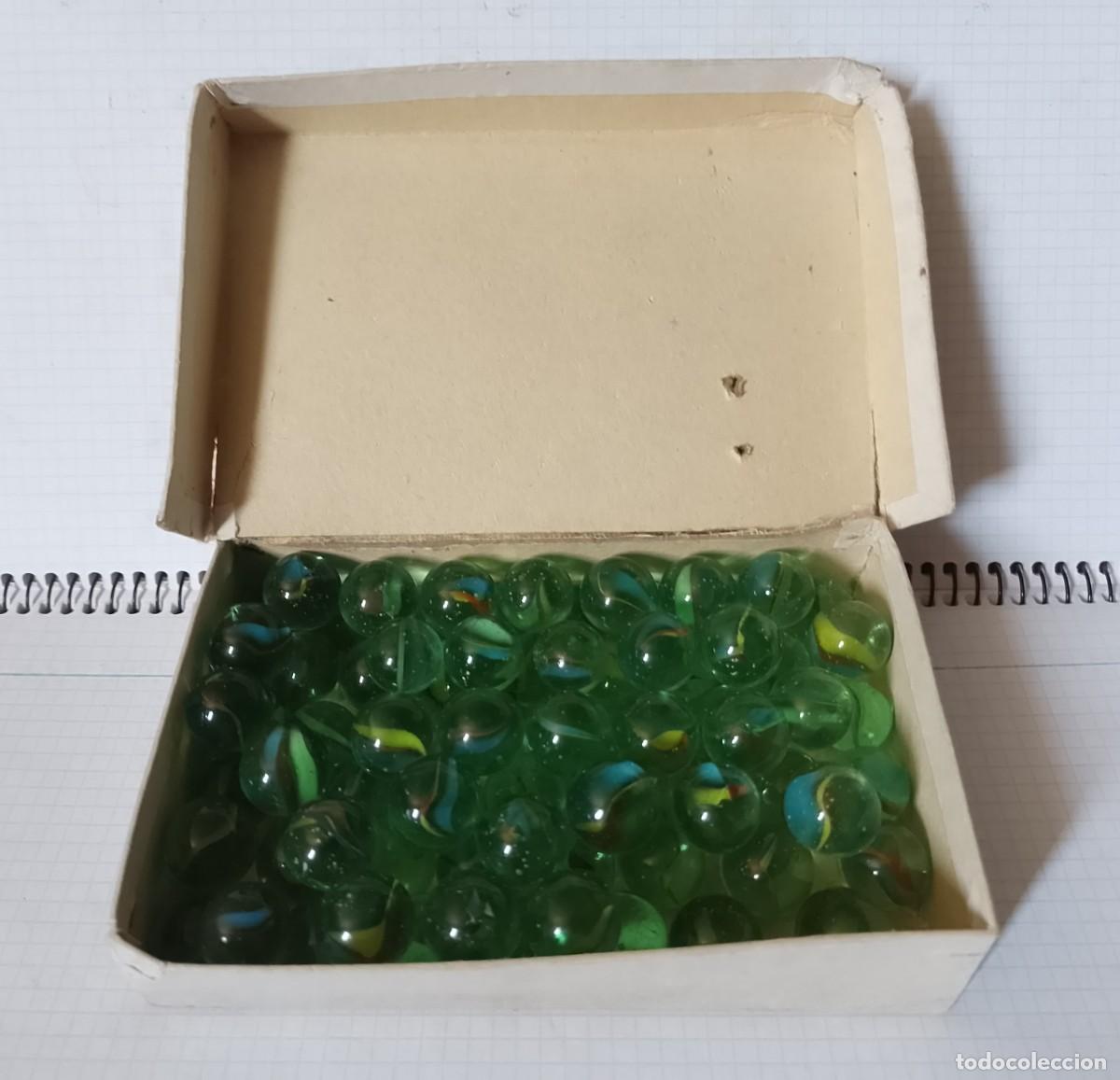Juegos antiguos: Lote de canicas de cristal - Foto 2