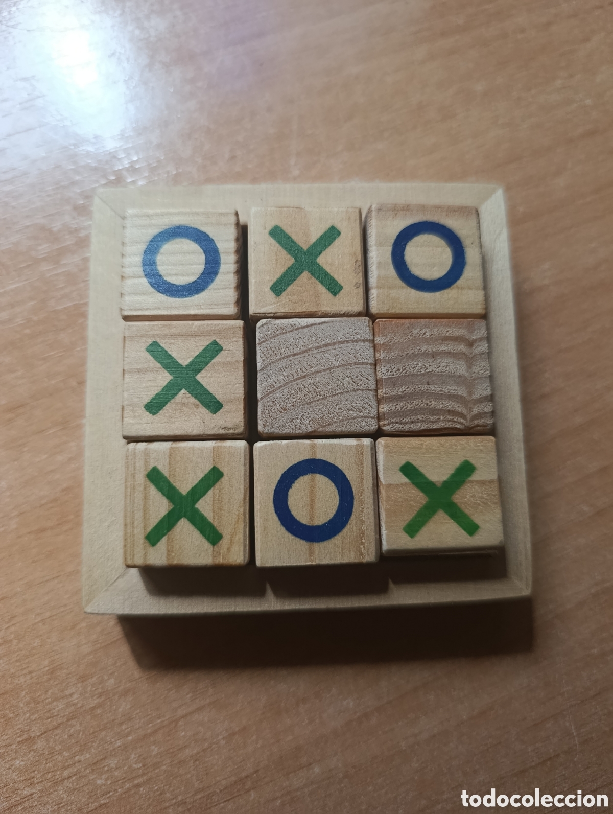 Juegos antiguos: Juego mesa madera dados - Foto 2