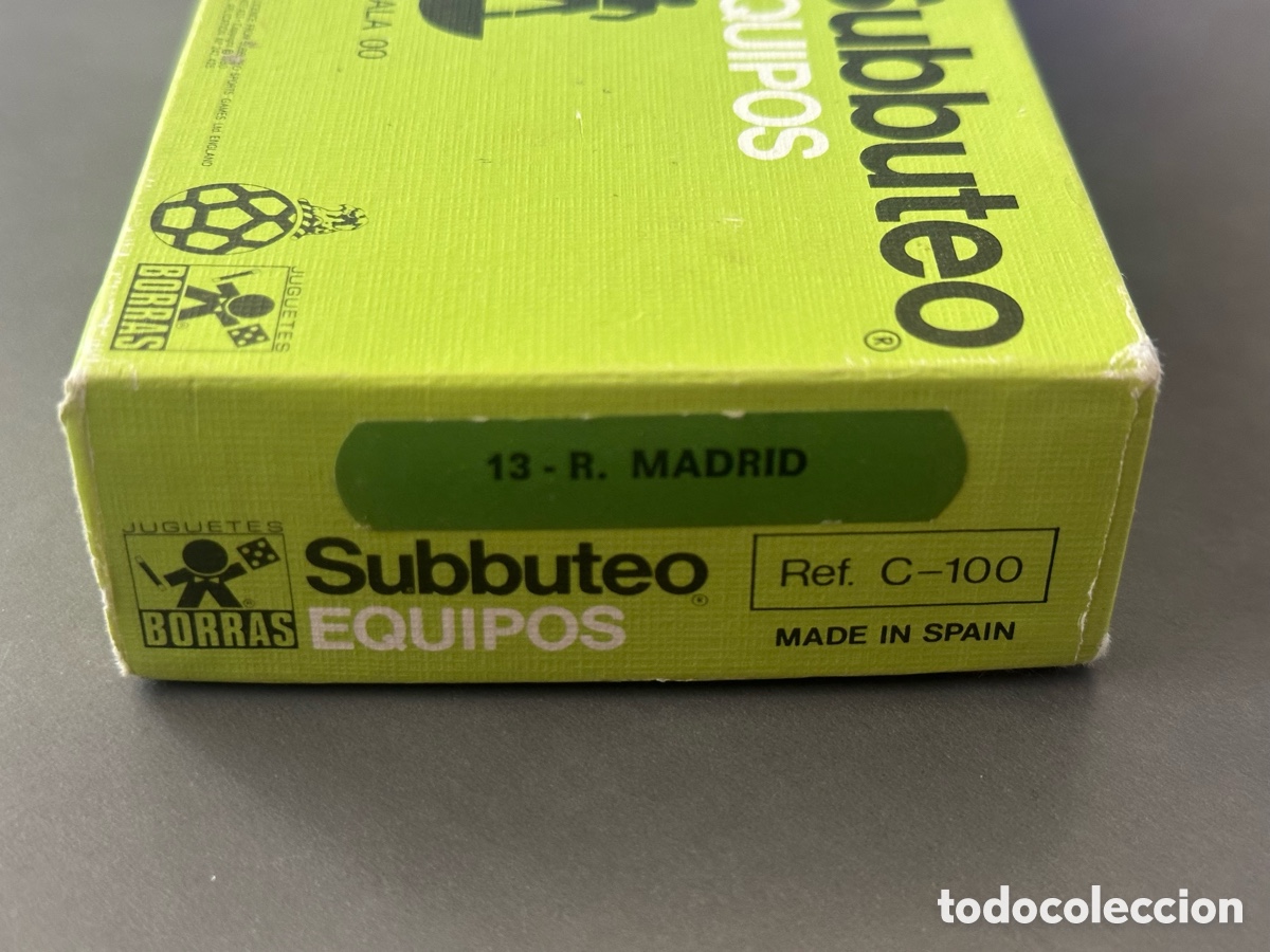 Juegos antiguos: SUBBUTEO EQUIPO 13 REAL MADRID. - Foto 2