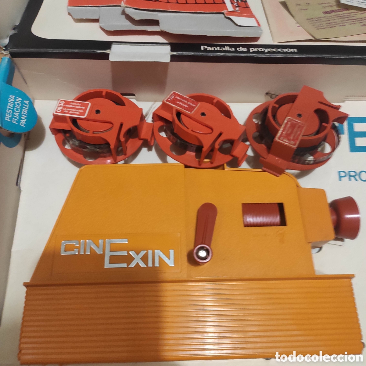 Juegos antiguos: CINEXIN DISNEY PROYECTOR + 3 PEL&Iacute;CULAS - Foto 3