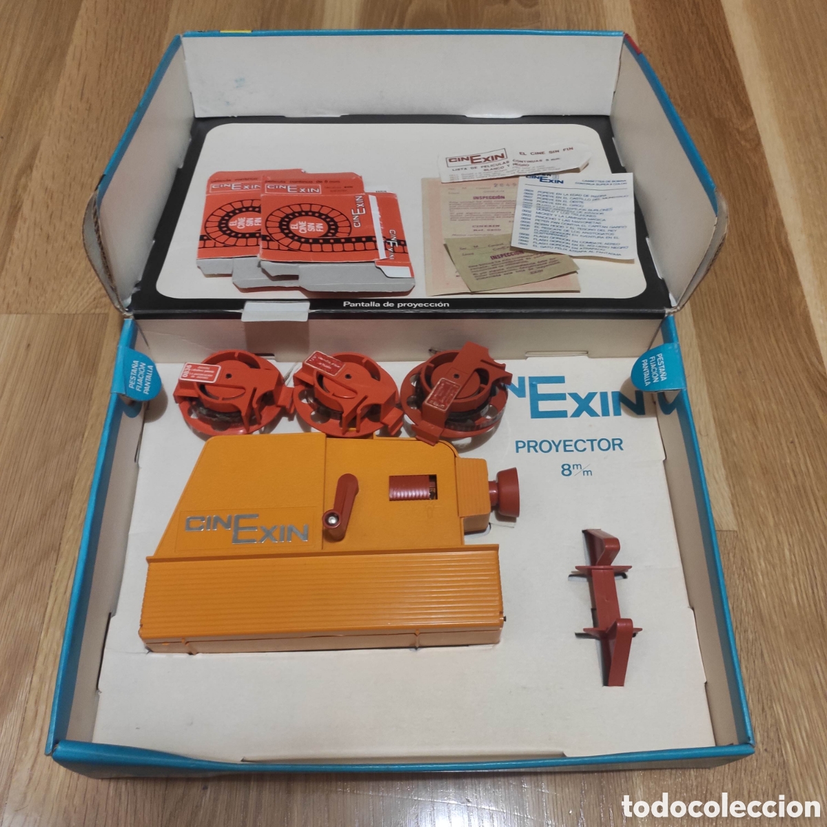 Juegos antiguos: CINEXIN DISNEY PROYECTOR + 3 PEL&Iacute;CULAS - Foto 4