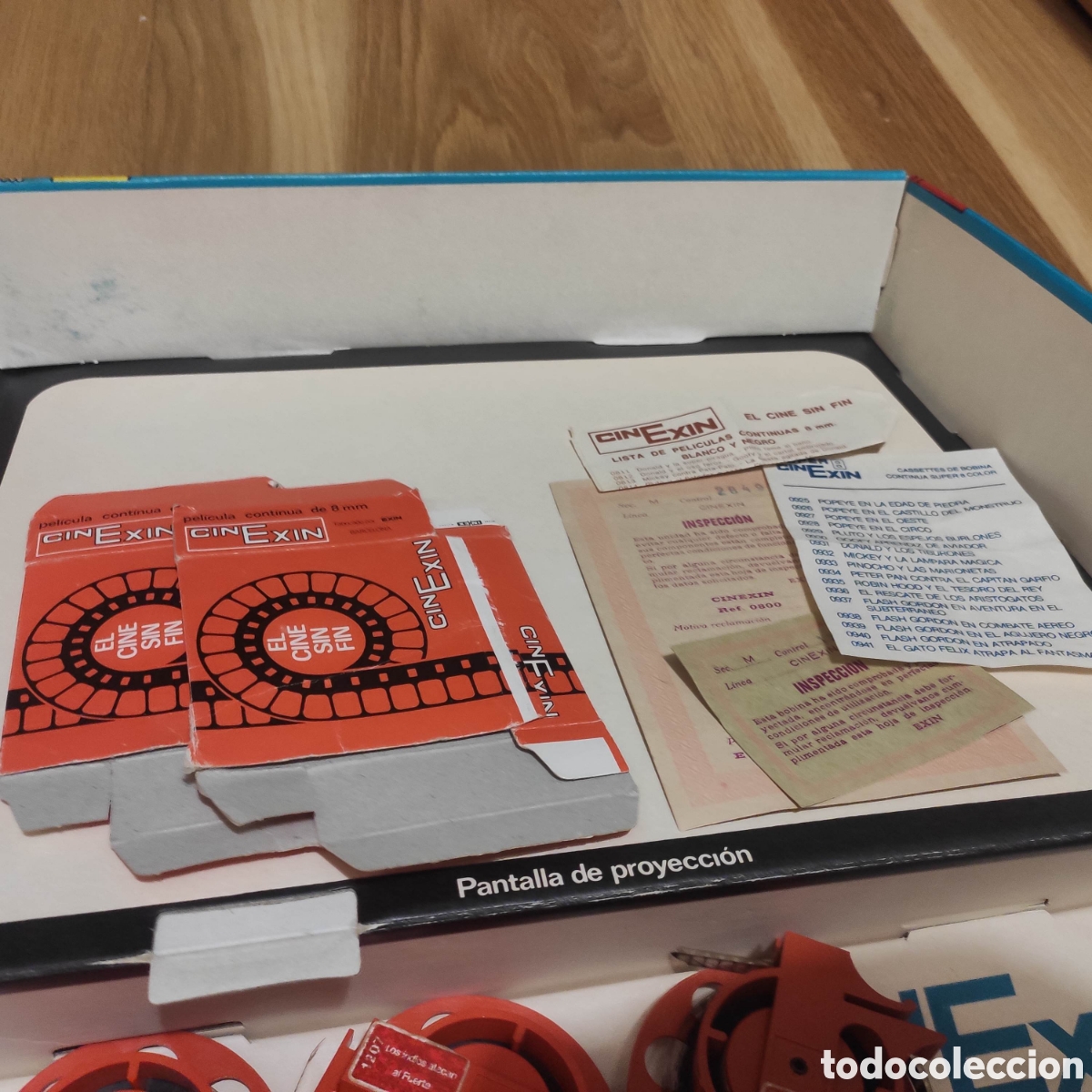 Juegos antiguos: CINEXIN DISNEY PROYECTOR + 3 PEL&Iacute;CULAS - Foto 5