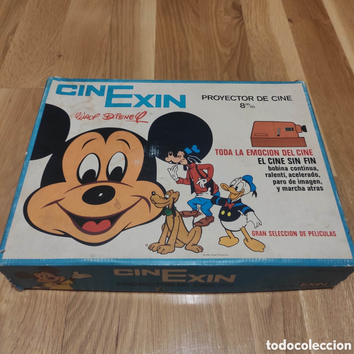 Juegos antiguos: CINEXIN DISNEY PROYECTOR + 3 PEL&Iacute;CULAS - Foto 1