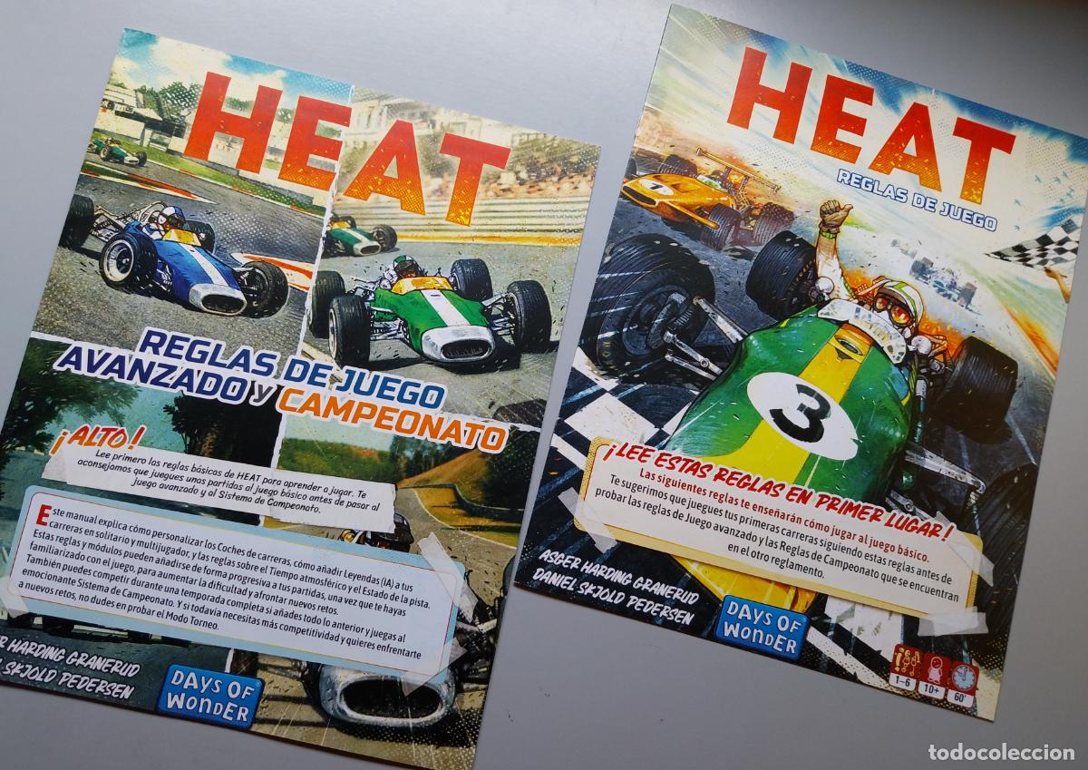 Juegos antiguos: instrucciones originales heat - Foto 1