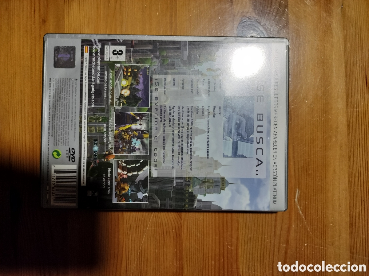 Juegos antiguos: juego ps2 platinum ratchet clank - Foto 2