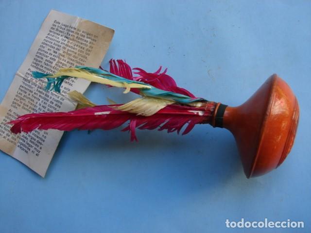 Juegos antiguos: JUEGO DE LA PETECA INDIACA - TIPO BADMINTON - LANCO - Foto 1
