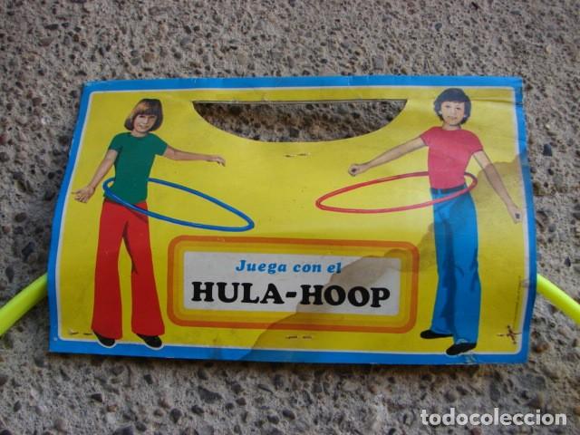 Juegos antiguos: ARO CON PALO DEL JUEGO HULA HOOP - Foto 3